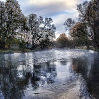 Поздняя осень на реке Аггер :: Alexander Andronik