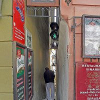 Винарна Чертовка. Самая узкая улица в Праге. :: Любовь Зинченко 