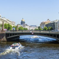 Поцелуев мост через реку Мойку :: Стальбаум Юрий 