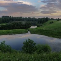 Вечернее Нужинское озеро... :: Владимир Хиль