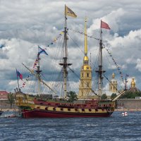 54-пушечный линейный корабль «Полтава» :: Владимир Бодин