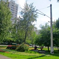Памятник Бескудниковской железнодорожной ветке в Отрадном :: Ольга Довженко