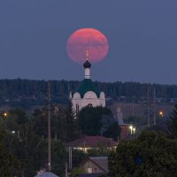 сегодняшнее суперлуние :: Виталий Емельянов