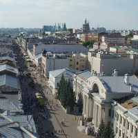 Улица Баумана с колокольни Богоявленского собора :: Наталья Т
