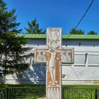Поклонный крест в Новоспасском монастыре :: Алексей Р.