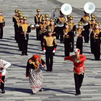 Под оркестр "Жили у бабуси два весёлых гуся..." :: Татьяна Помогалова