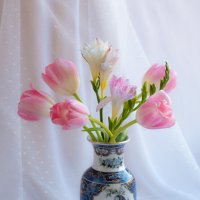 Розовые тюльпаны :: Ольга Бекетова