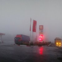 Утренний туман на трассе М5 :: Игорь Сарапулов