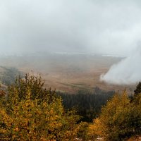 Осеннее плато Лаго-Наки в облаках. (Адыгея) :: Дина Евсеева