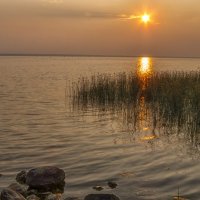 Закат на Плещеевом озере :: Сергей Цветков