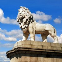 Британский лев на Вестминстерском мосту. :: Николай Рубцов
