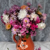 Букет с осенними цветами! :: Нина Андронова