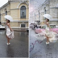 «Все капли Дождя мои». Уличная фотосессия Санкт-Петербург :: Andrew Завго