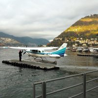 Гидросамолеты "Aero Club Como" озеро Lago di Como Италия :: wea *