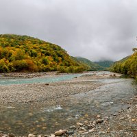 Река Теберда. Домбай. Осень. :: Дина Евсеева
