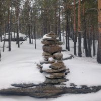 На перевале,снега :: Андрей Хлопонин