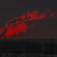 Восход солнца в Новосибирске. :: Михаил Измайлов