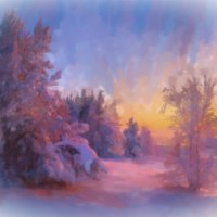 Зимний пейзаж. :: Aleksey Afonin