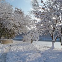 Набережная в снегу :: Игорь Протасов