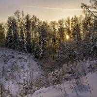 Зимний овраг :: Сергей Цветков