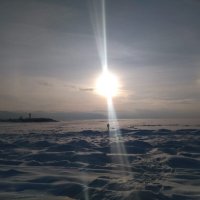 Жигулевское море зимой :: Нина Колгатина 