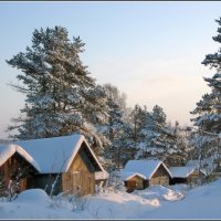 Сараи под снегом :: Любовь Зинченко 