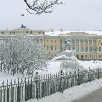 Зимний пейзаж на Сенатской площади :: Стальбаум Юрий 