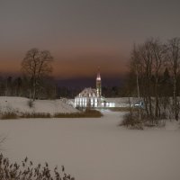 Приоратский парк и Приоратский дворец в снежном убранстве :: Дарья Меркулова