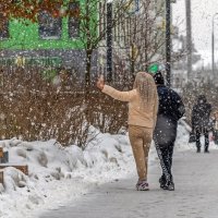 Селфи в снегопад :: Валерий Иванович