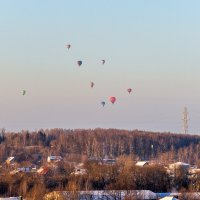 Фестиваль шаров - "Яблоки на снегу". :: Анатолий. Chesnavik.