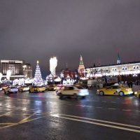 Новогодняя Москва  Фото из машины :: Нина Колгатина 