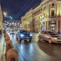 Невский на углу Большой Морской :: Стальбаум Юрий 