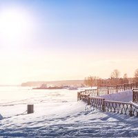 Волга в снегу :: Юлия Батурина