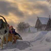 Зимний пейзаж. :: Aleksey Afonin