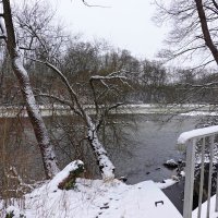 ...река Лех...выпал снежок :: Galina Dzubina