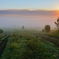 Туман и солнце :: Василий Колобзаров