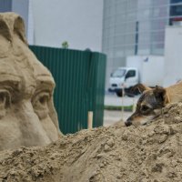 Думы(выставка песчаных скульптур) :: Сергей 