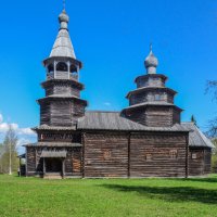Старинная рубленая церковь в Витославицах :: Стальбаум Юрий 