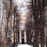 Вид на центральный вход в Собор Александро-Невской Лавры. :: Светлана Калмыкова
