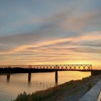Мост через Иртыш. Весна 2022 г. :: Динара Каймиденова