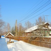 Зима в деревне :: Андрей Снегерёв