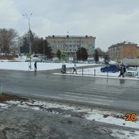 Площадь города Партизанска :: Анатолий Кузьмич Корнилов