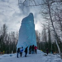 Ледяной фонтан. Национальный парк Зюраткуль. :: Сергей Адигамов