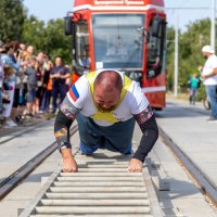 Рекорд России по буксировке 2-х трамваев :: Андрей Lyz