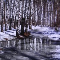 Март в лесу :: Людмила Смородинская