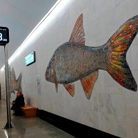 Рыбы приплыли в московское метро! :: Татьяна Помогалова