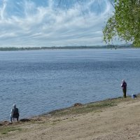 Рыбаки на Волге. :: Анатолий Уткин