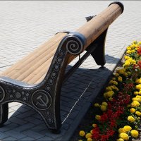 Стилизованная скамейка :: Сеня Белгородский