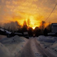 Закат на моей улице... :: Владимир Шошин