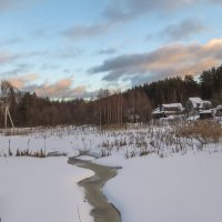 Зимняя речушка :: Сергей Цветков